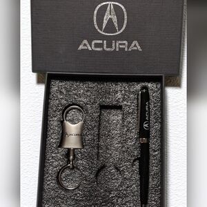 Nib Acura 2024 latest keychain + pen with luxury box